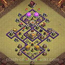 トロフィーコレクションの基本計画タウンホールレベル7, 異形1770