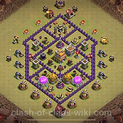 トロフィーコレクションの基本計画タウンホールレベル7, 異形1775