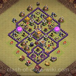 База ТХ 7 для Лиги Войны Кланов (КВ / ЛВК) Скопировать, Анти Все, Гибридные, #1799