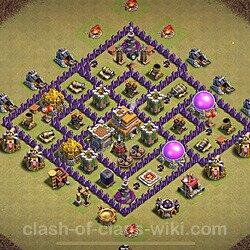 Base plan (layout), Town Hall Level 7 for clan wars (#1851)