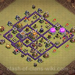Base plan (layout), Town Hall Level 7 for clan wars (#1901)