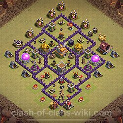 トロフィーコレクションの基本計画タウンホールレベル7, 異形1957