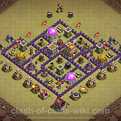 Base plan (layout), Town Hall Level 7 for clan wars (#1970)