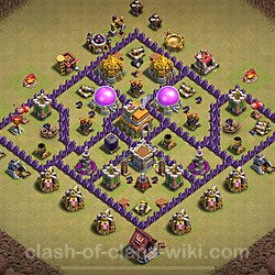 トロフィーコレクションの基本計画タウンホールレベル7, 異形1973