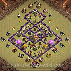 Base plan (layout), Town Hall Level 7 for clan wars (#1991)