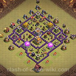 Base plan (layout), Town Hall Level 7 for clan wars (#2049)