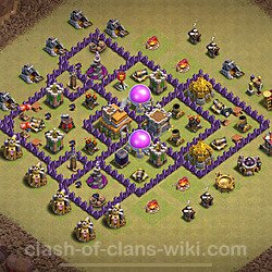 Base plan (layout), Town Hall Level 7 for clan wars (#2084)