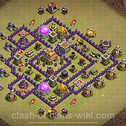 Base plan (layout), Town Hall Level 7 for clan wars (#2117)