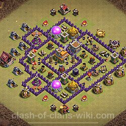 Base plan (layout), Town Hall Level 7 for clan wars (#2117)