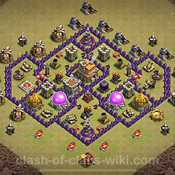 Base plan (layout), Town Hall Level 7 for clan wars (#2118)