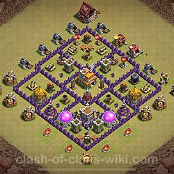 Base plan (layout), Town Hall Level 7 for clan wars (#2119)