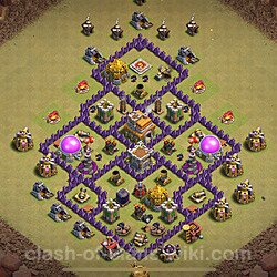 Base plan (layout), Town Hall Level 7 for clan wars (#2127)