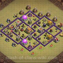 Base plan (layout), Town Hall Level 7 for clan wars (#2137)