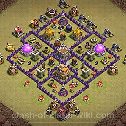 Base plan (layout), Town Hall Level 7 for clan wars (#2138)