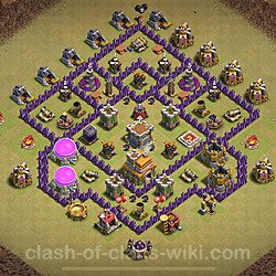 Base plan (layout), Town Hall Level 7 for clan wars (#2173)