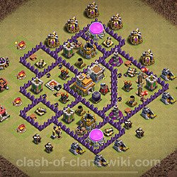 Base plan (layout), Town Hall Level 7 for clan wars (#2174)