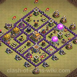 Base plan (layout), Town Hall Level 7 for clan wars (#2180)