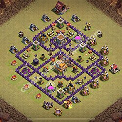 トロフィーコレクションの基本計画タウンホールレベル7, 異形2380