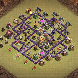 Disposizione villaggio Municipio livello 7 di guerra (#2413)