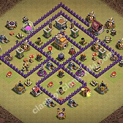Base plan (layout), Town Hall Level 7 for clan wars (#3421)