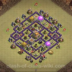 Base plan (layout), Town Hall Level 7 for clan wars (#67)