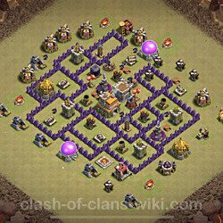 Base plan (layout), Town Hall Level 7 for clan wars (#79)