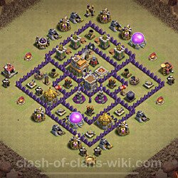 Base plan (layout), Town Hall Level 7 for clan wars (#8)