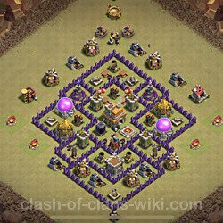 Base plan (layout), Town Hall Level 7 for clan wars (#94)