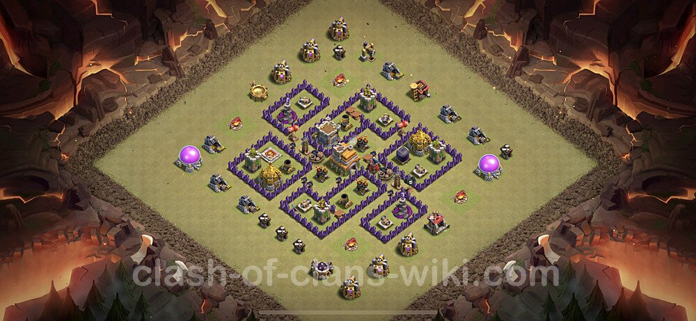 TH7 Max Levels War Base Plan with Link, Copy Town Hall 7 Design 2020, #5
