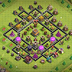 Расстановка базы Ратуша уровень 8 для набора кубков (#2418)