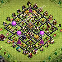 Die Base Rathaus LvL 8 für Trophäen (Verteidigung) (#2463)