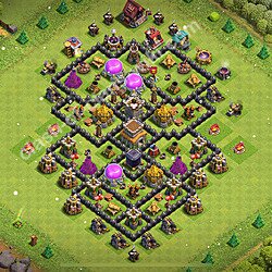 Расстановка базы Ратуша уровень 8 для набора кубков (#2467)