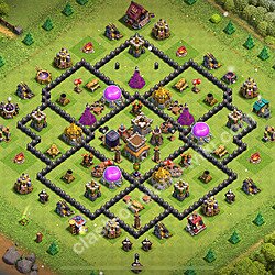 Расстановка базы Ратуша уровень 8 для набора кубков (#2753)