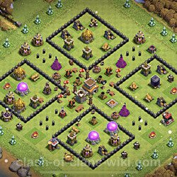Base plan (layout), Town Hall Level 8 for trophies (defense) (#411)