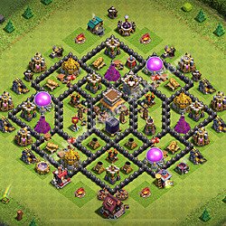 Top Anti 3 Etoiles Base HDV 8 + Lien (Link), Hybride 2026 - Hôtel de Ville 8 Base Copier, #447