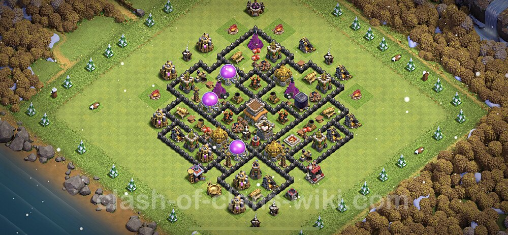 Full Upgrade TH8 Base Plan with Link, Anti 3 Stars, Anti Everything, Copy Town Hall 8 Max Levels Design 2023, #139