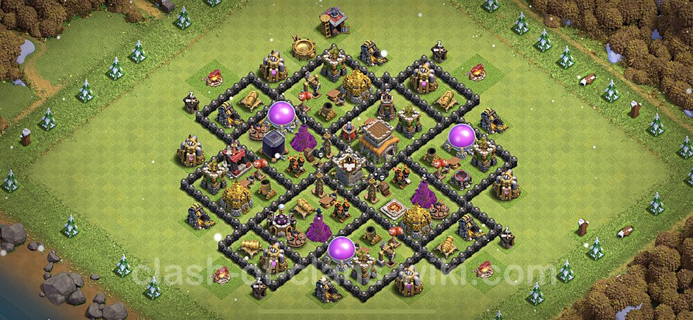 Full Upgrade TH8 Base Plan with Link, Anti 3 Stars, Anti Everything, Copy Town Hall 8 Max Levels Design 2023, #426