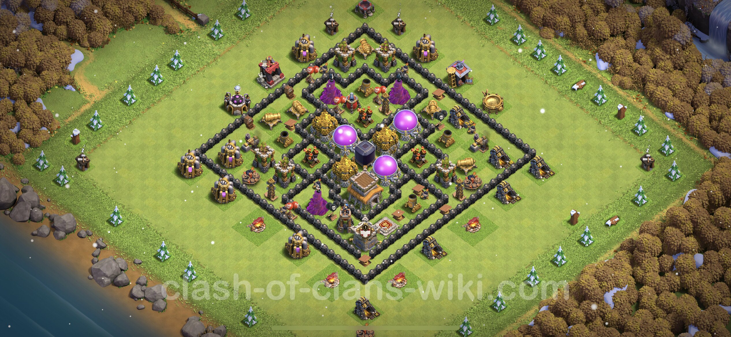 Clash Of Clans Max Th8 Base
