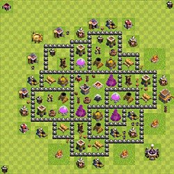 Base plan (layout), Town Hall Level 8 for farming (#125)