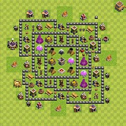 Base plan (layout), Town Hall Level 8 for farming (#126)