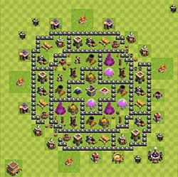 Base plan (layout), Town Hall Level 8 for farming (#133)