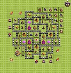 Base plan (layout), Town Hall Level 8 for farming (#25)