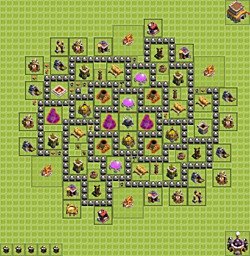 Base plan (layout), Town Hall Level 8 for farming (#26)