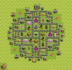 Base plan (layout), Town Hall Level 8 for farming (#32)