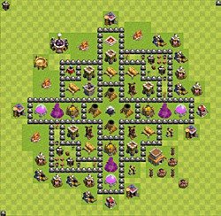 Base plan (layout), Town Hall Level 8 for farming (#46)