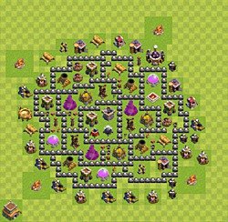 Base plan (layout), Town Hall Level 8 for farming (#47)