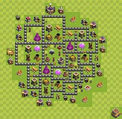Base plan (layout), Town Hall Level 8 for farming (#56)