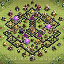 Base plan (layout), Town Hall Level 8 for farming (#563)