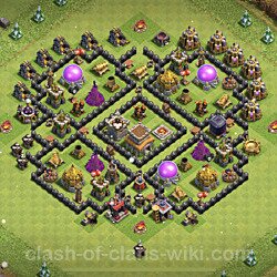 Base plan (layout), Town Hall Level 8 for farming (#581)