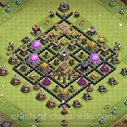 Base plan (layout), Town Hall Level 8 for farming (#582)